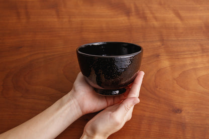 おかゆの碗 茶