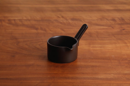 直火ミルクパン 黒