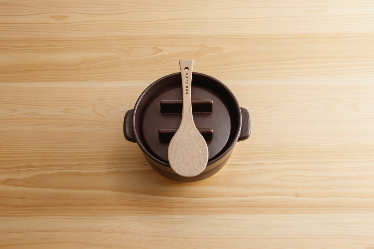 ごはんの鍋 茶としゃもじのセット