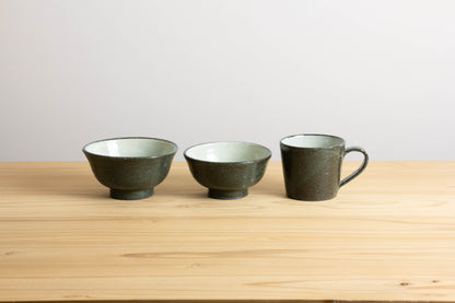 茶碗 黒土