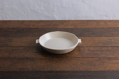 直火陶板 白 18cm / 23cm
