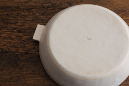 直火陶板 白 18cm / 23cm