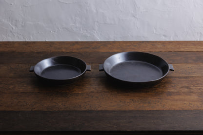 直火陶板 黒 18cm / 23cm