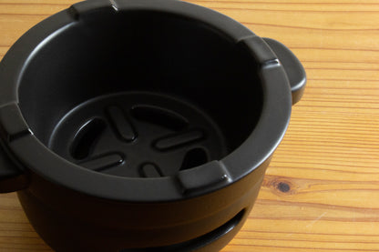 陶の炭火コンロ 丸