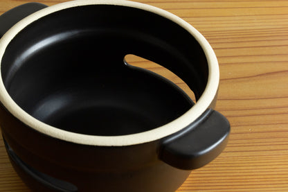 陶の炭火コンロ 丸