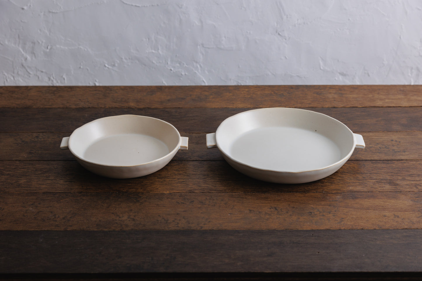 直火陶板 白 18cm / 23cm