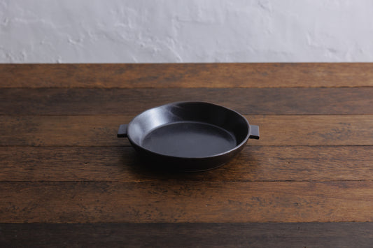 直火陶板 黒 18cm / 23cm
